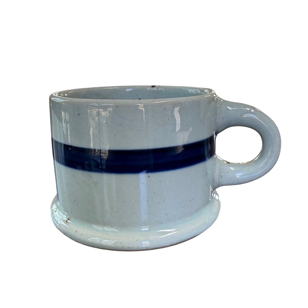 Dansk International Designs NR Japan Speckled Stoneware Mug Navy Blue Stripe MCM